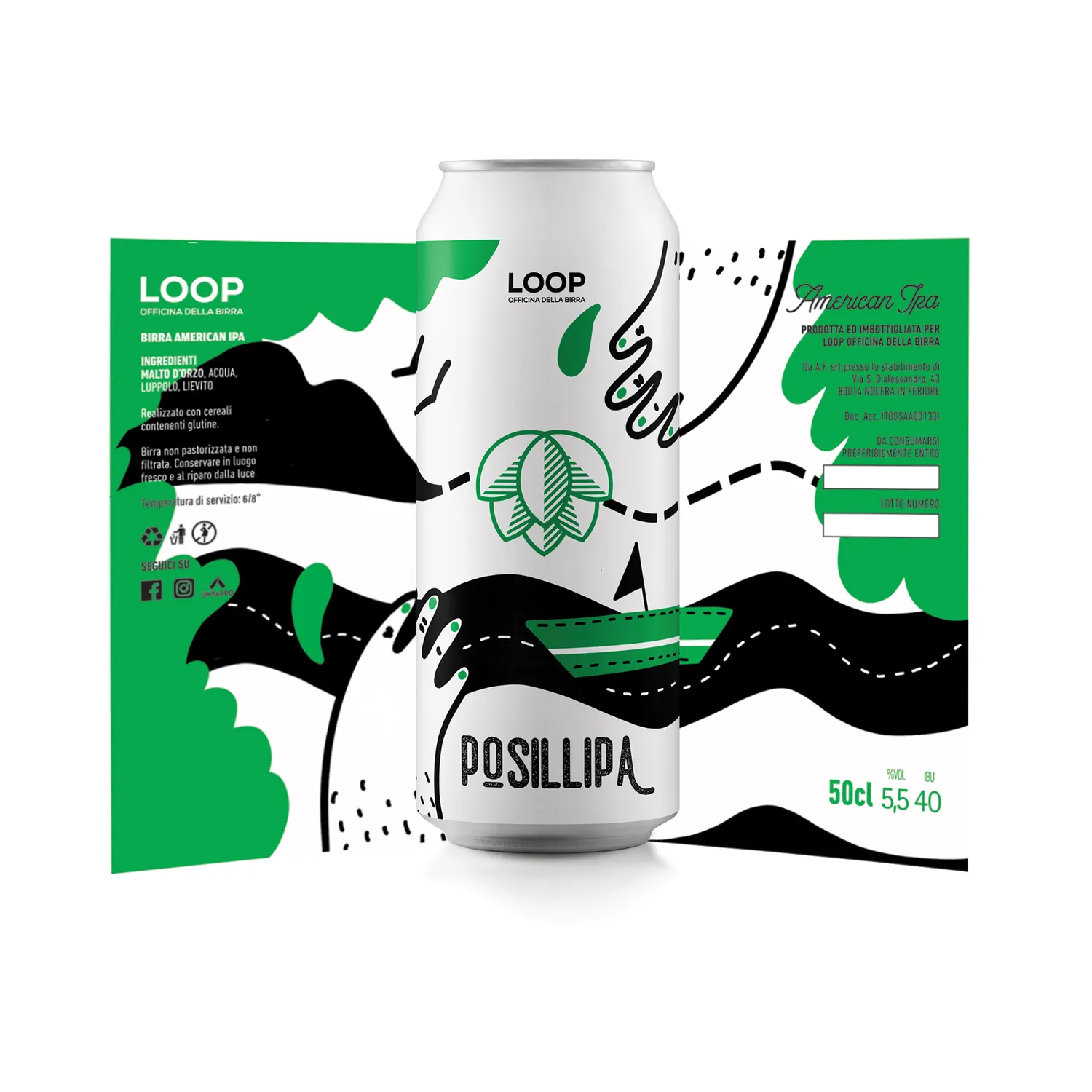 Loop Posillipa birra American IPA agrumata 6%