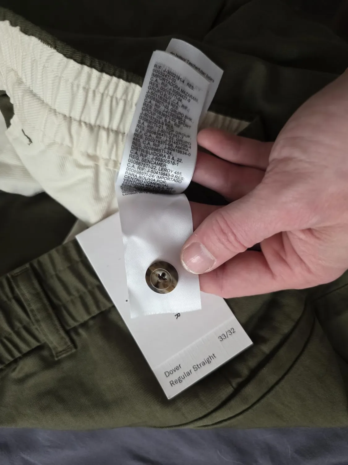 Tommy Hilfiger chino pantaloni uomo cotone vestibilità classica