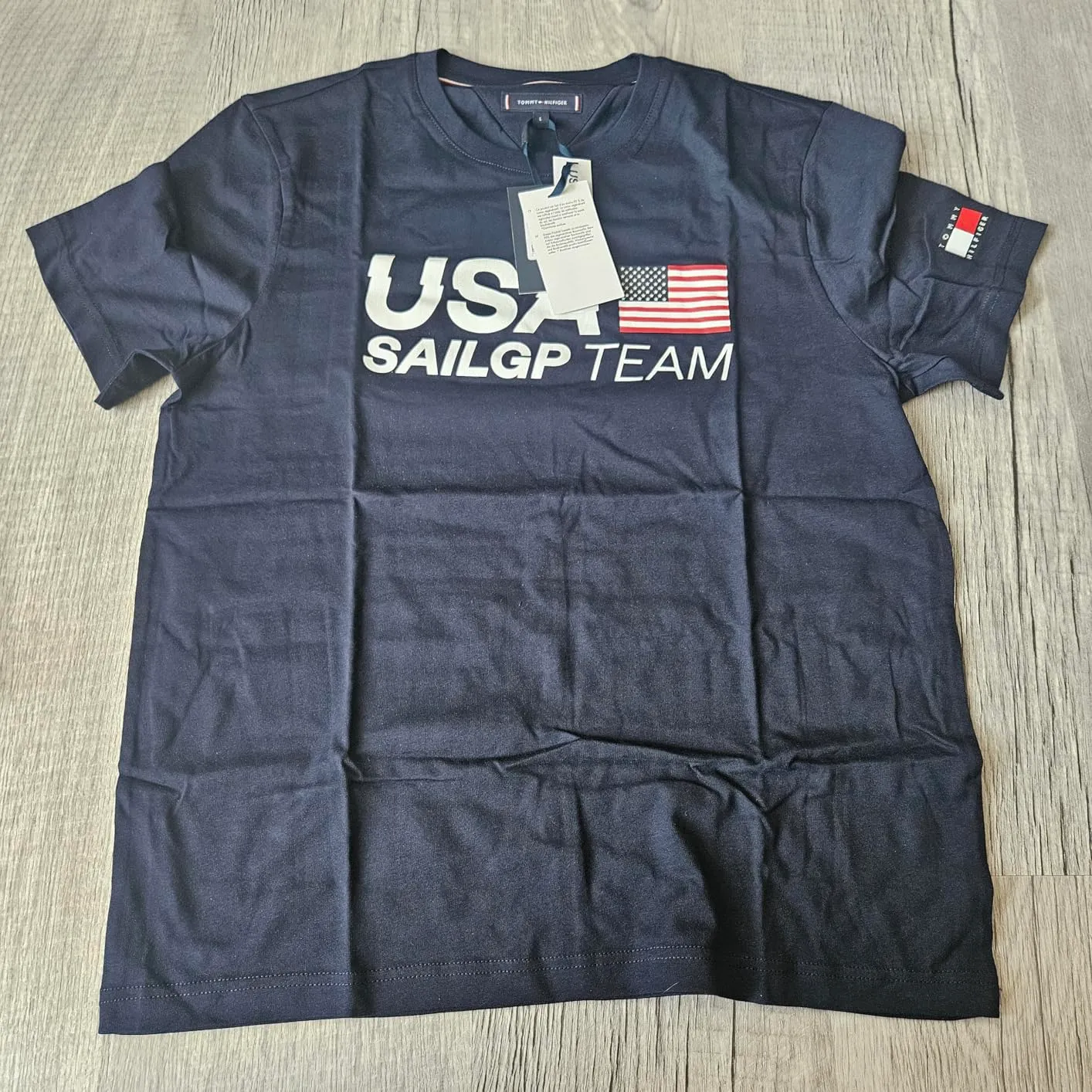 Tommy Hilfiger SailGP MW0MW45089 t-shirt uomo XXL logo
