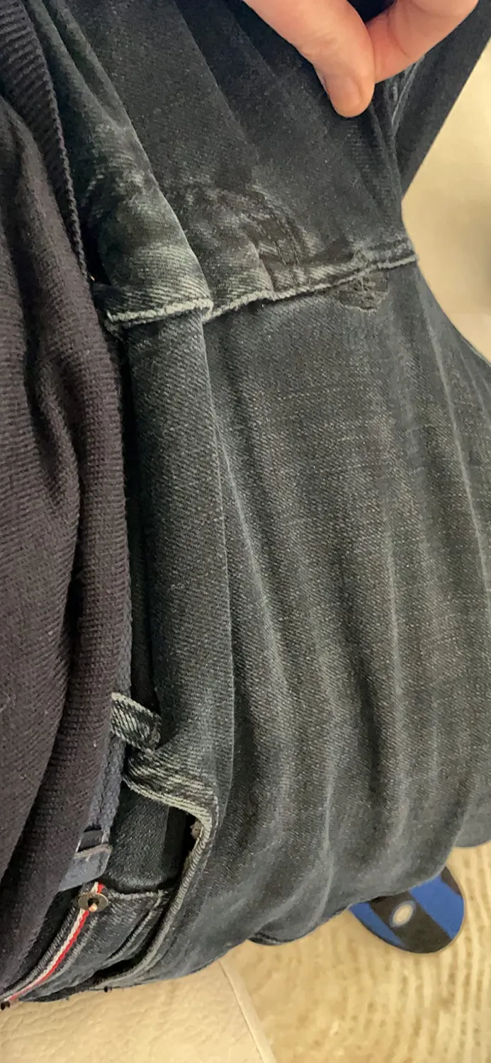 Tommy Hilfiger Denton Straight jeans uomo blu denim elasticizzato