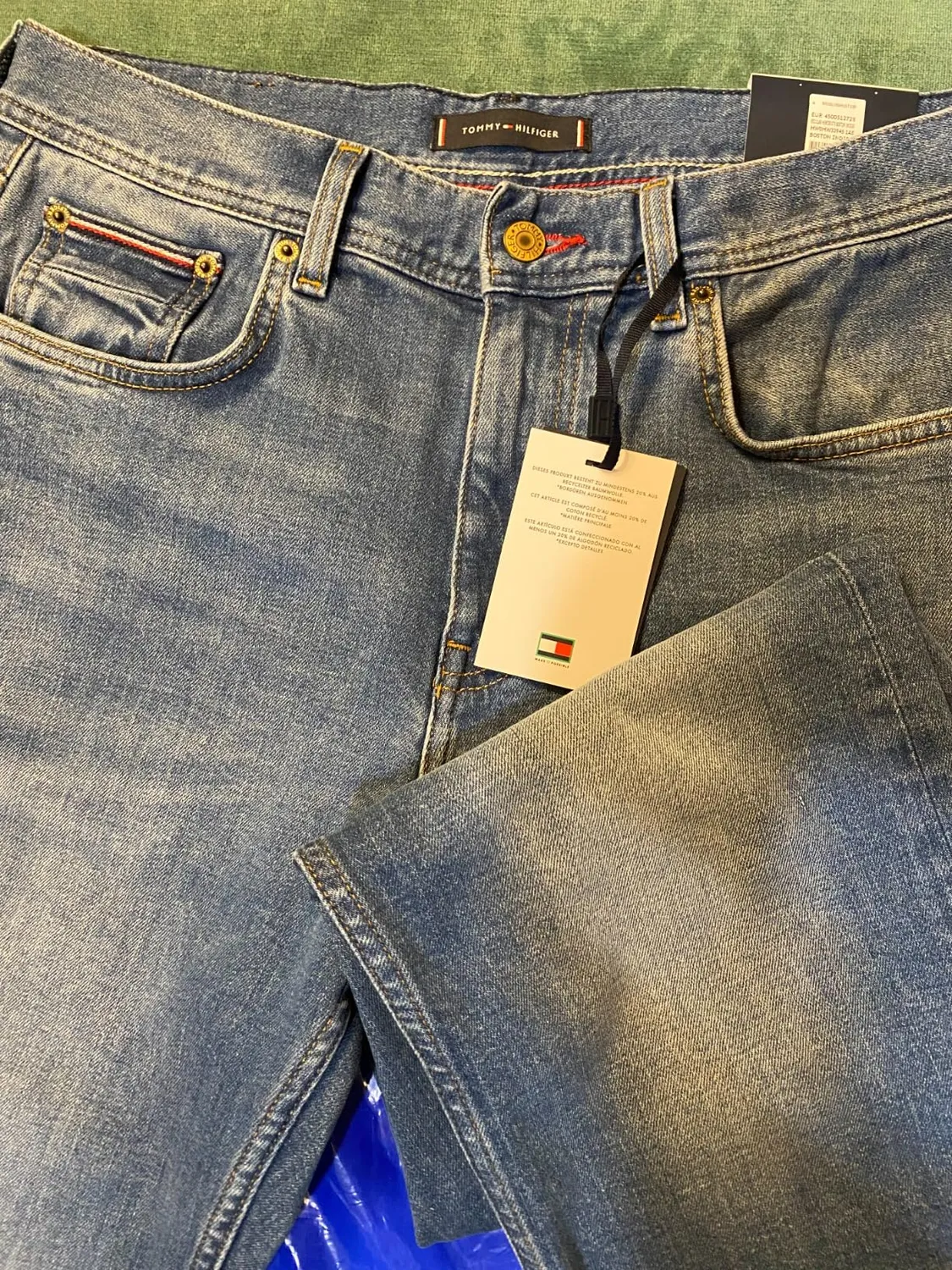 Tommy Hilfiger jeans uomo Regular Straight denim elasticizzato