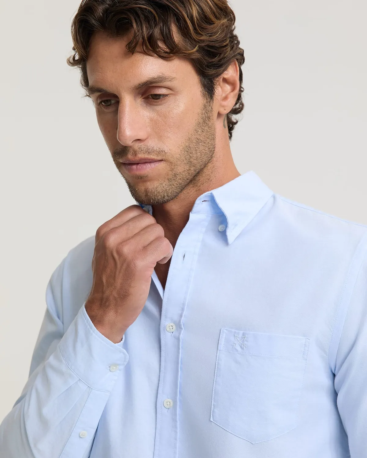 Sportscraft Oxford camicia uomo manica lunga cotone