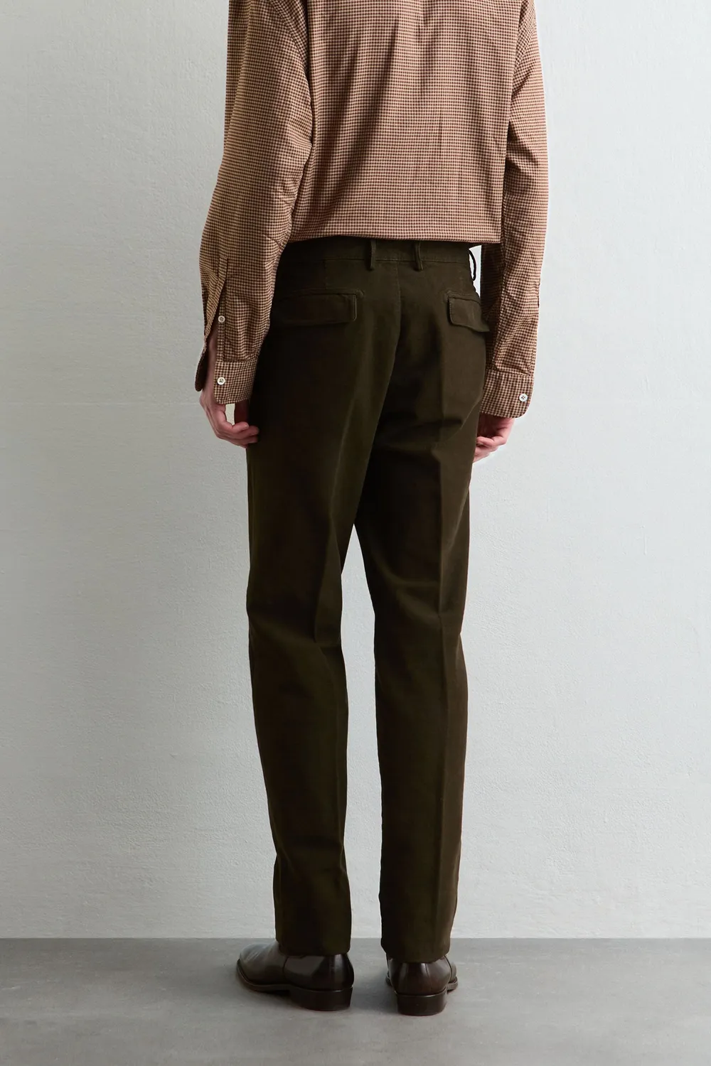 Massimo Alba IONIO2 pantaloni chicory coffee cotone