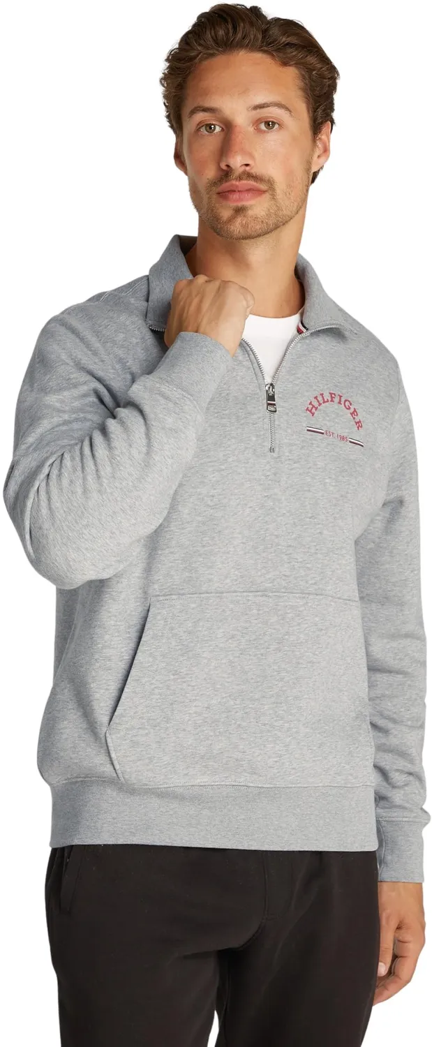 Tommy Hilfiger Collar Zip felpa uomo senza cappuccio blu XS