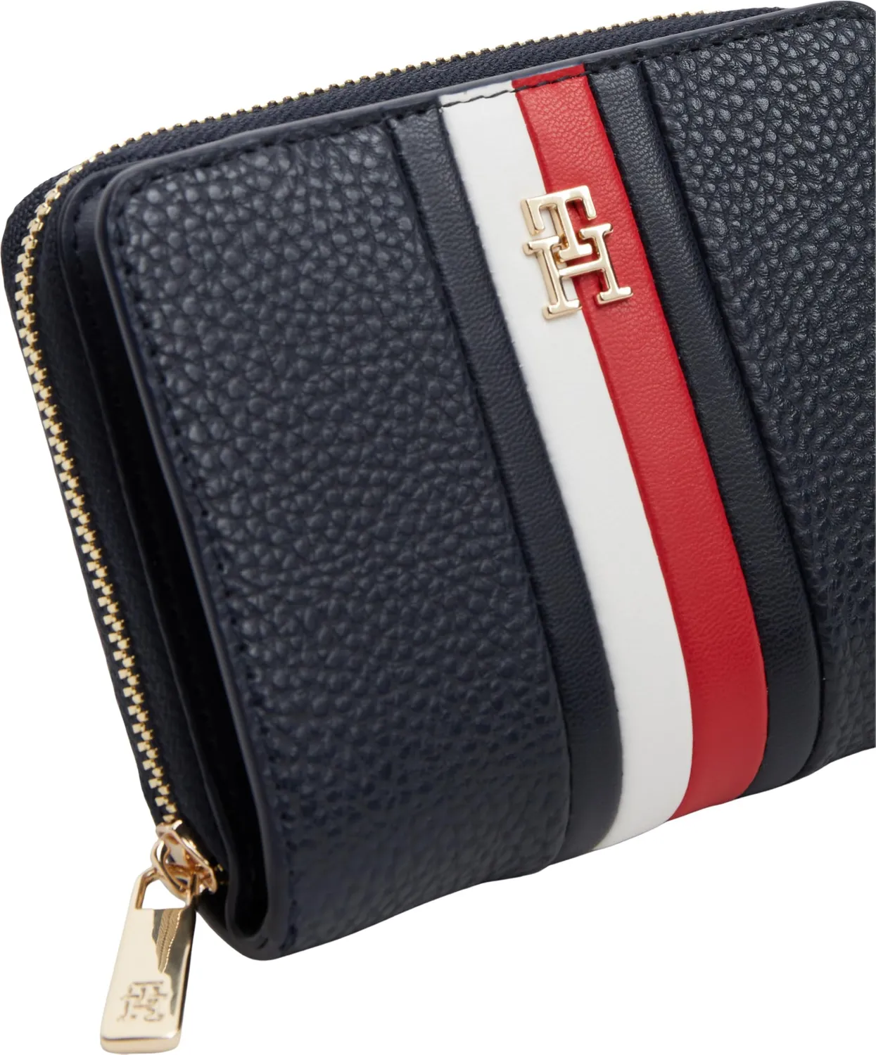 Tommy Hilfiger TH Icon AW0AW19162 portafoglio donna blu con cerniera