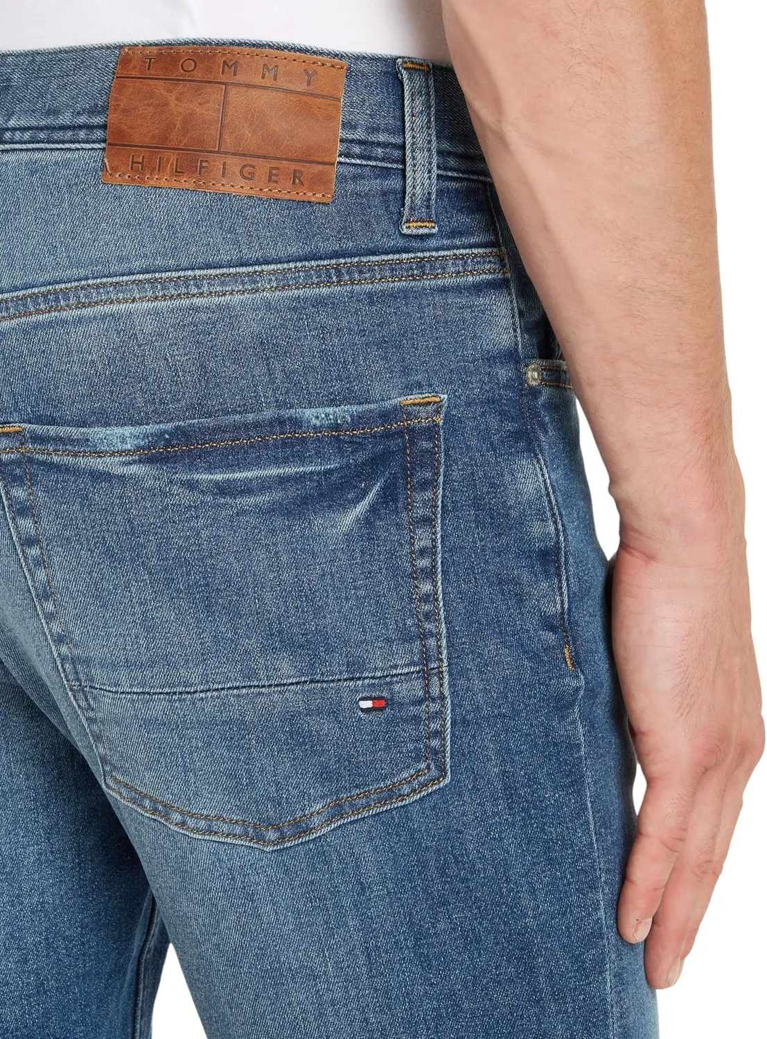 Tommy Hilfiger jeans uomo straight 28W/36L taglio dritto