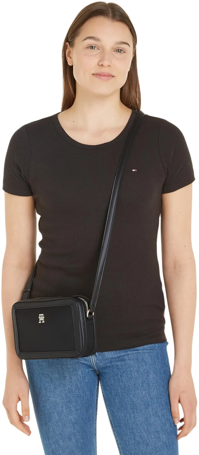 Tommy Hilfiger Essential Crossover Small borsa tracolla nera