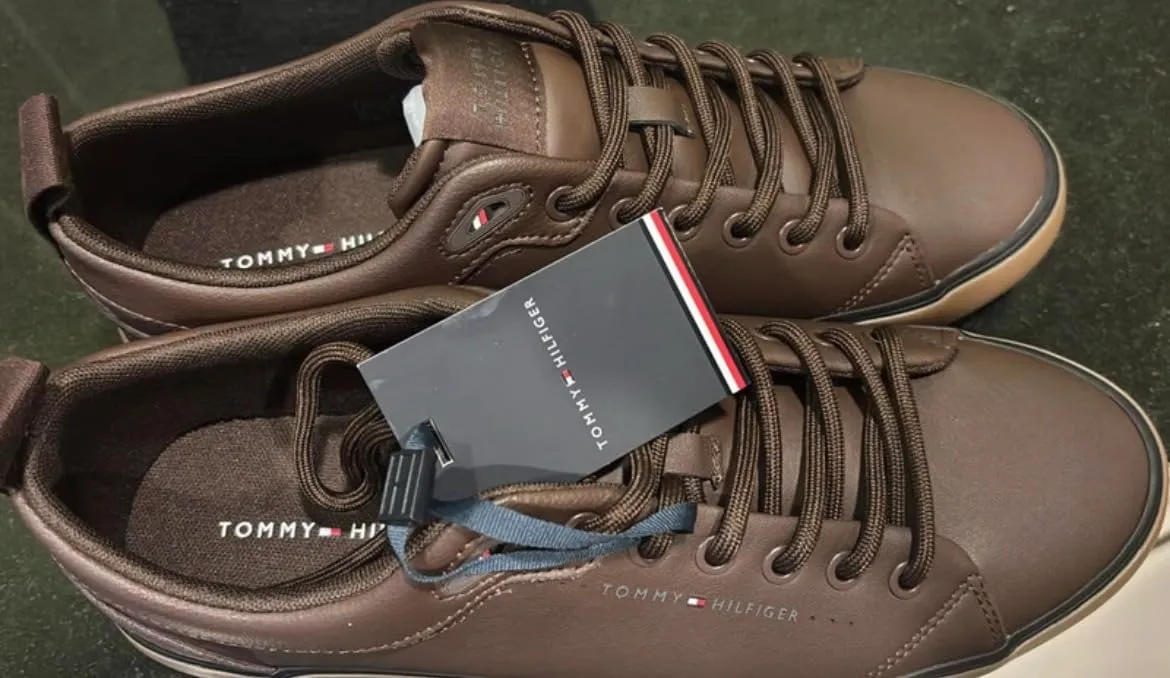 Tommy Hilfiger Harlem Core FM0FM05702 sneakers uomo 42 marrone pelle