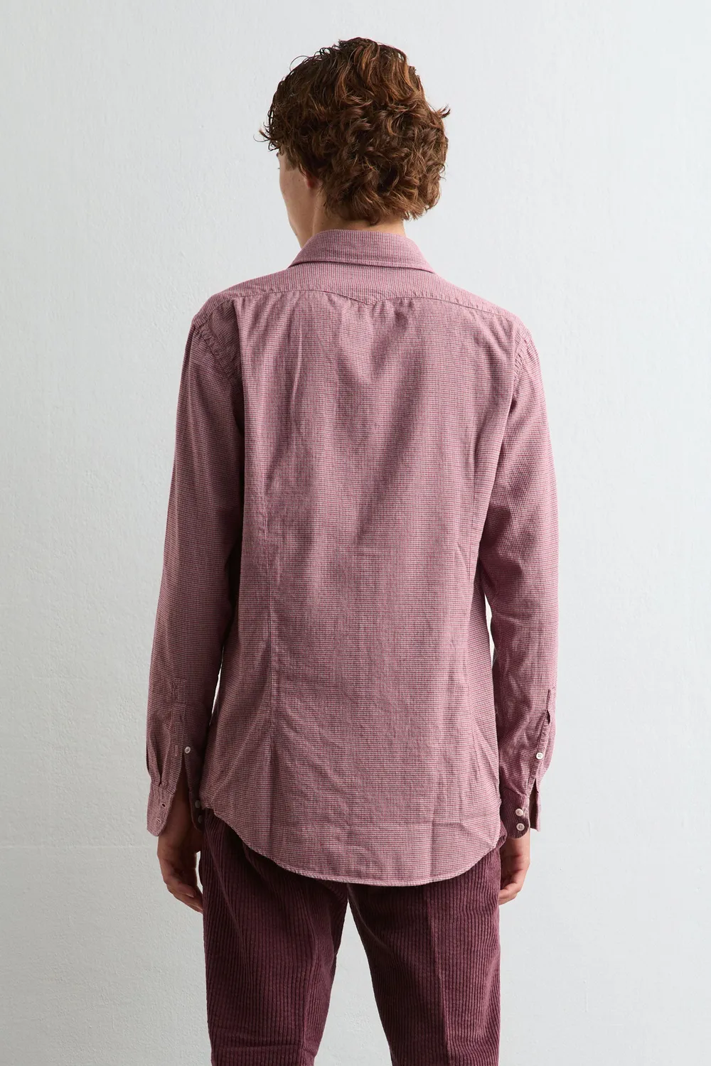 Massimo Alba Canary camicia cotone rosa