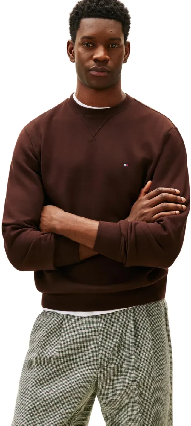 Tommy Hilfiger Seasonal Fleece Felpa Girocollo Uomo in Pile