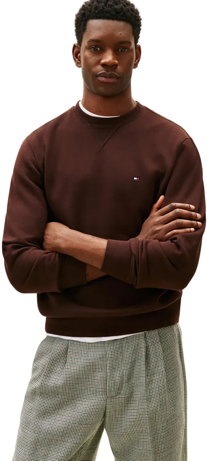Tommy Hilfiger Seasonal Fleece Felpa Girocollo Uomo in Pile