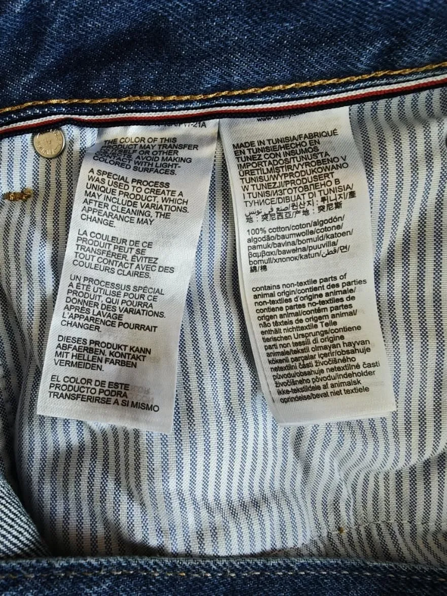 Tommy Hilfiger MW0MW42328 jeans uomo 36W/32L blu