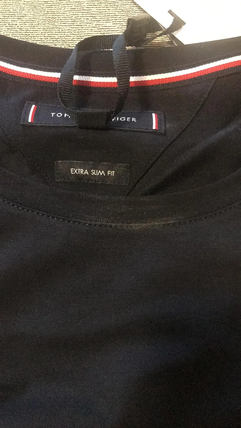Tommy Hilfiger MW0MW10804 camicia slim uomo nera stretch