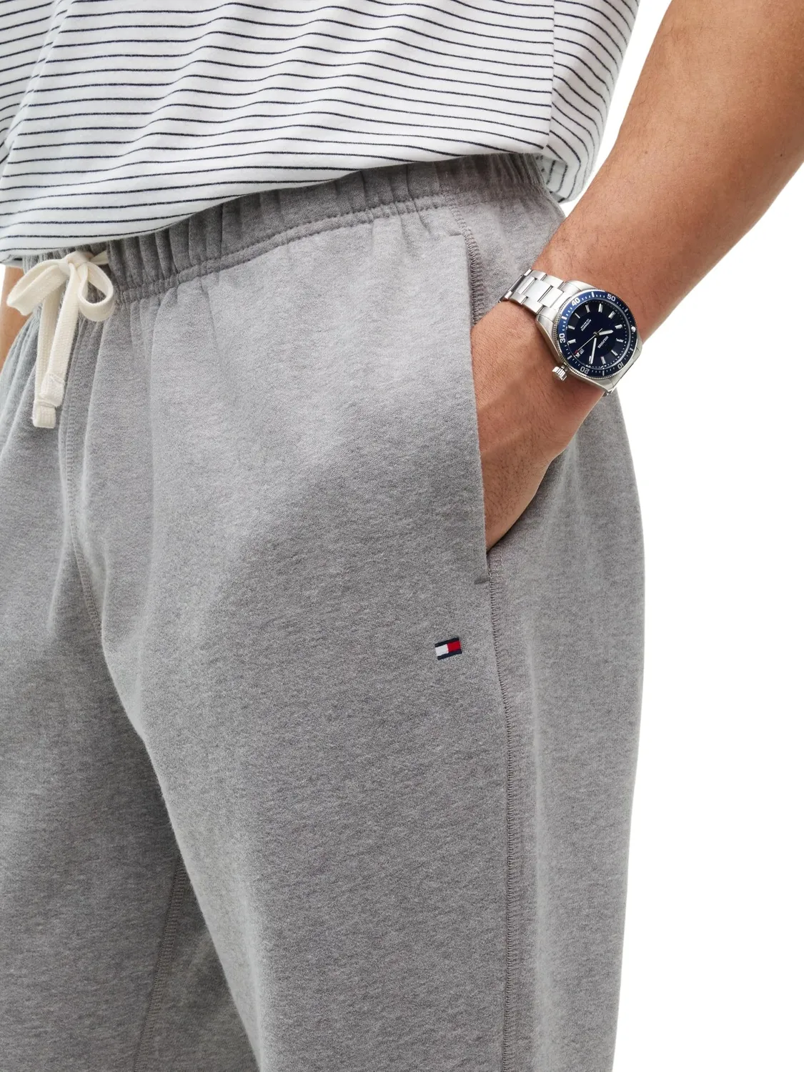 Tommy Hilfiger Essential Fleece pantaloni jogging uomo con coulisse