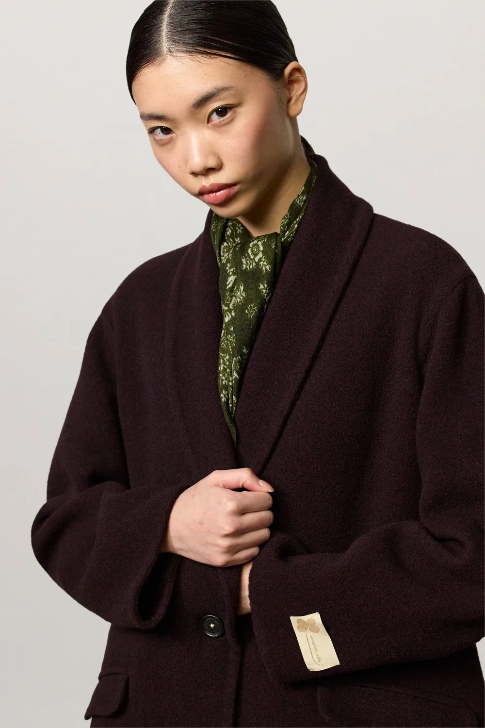 Massimo Alba Bandana foulard military cashmere seta