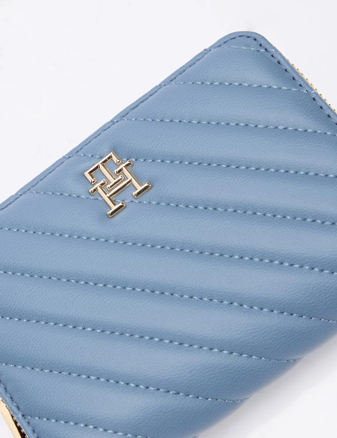 Tommy Hilfiger Poppy Portafoglio con Zip Faded Ink blu
