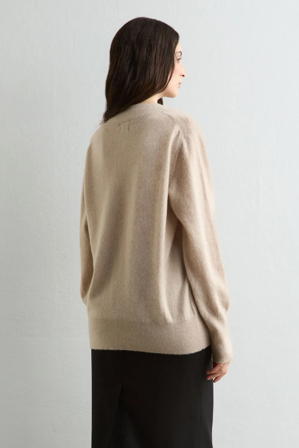 Massimo Alba LUCY polo cashmere sesamo