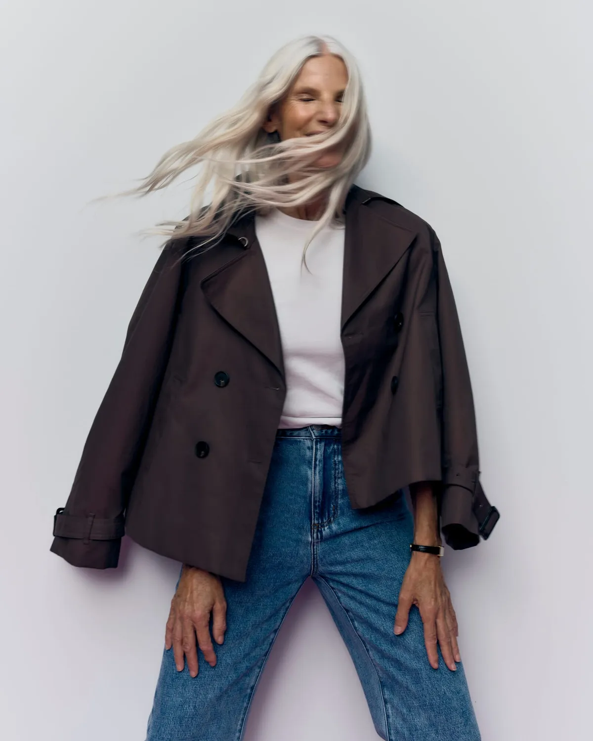 Sportscraft Audrey Crop Trench corto in lino