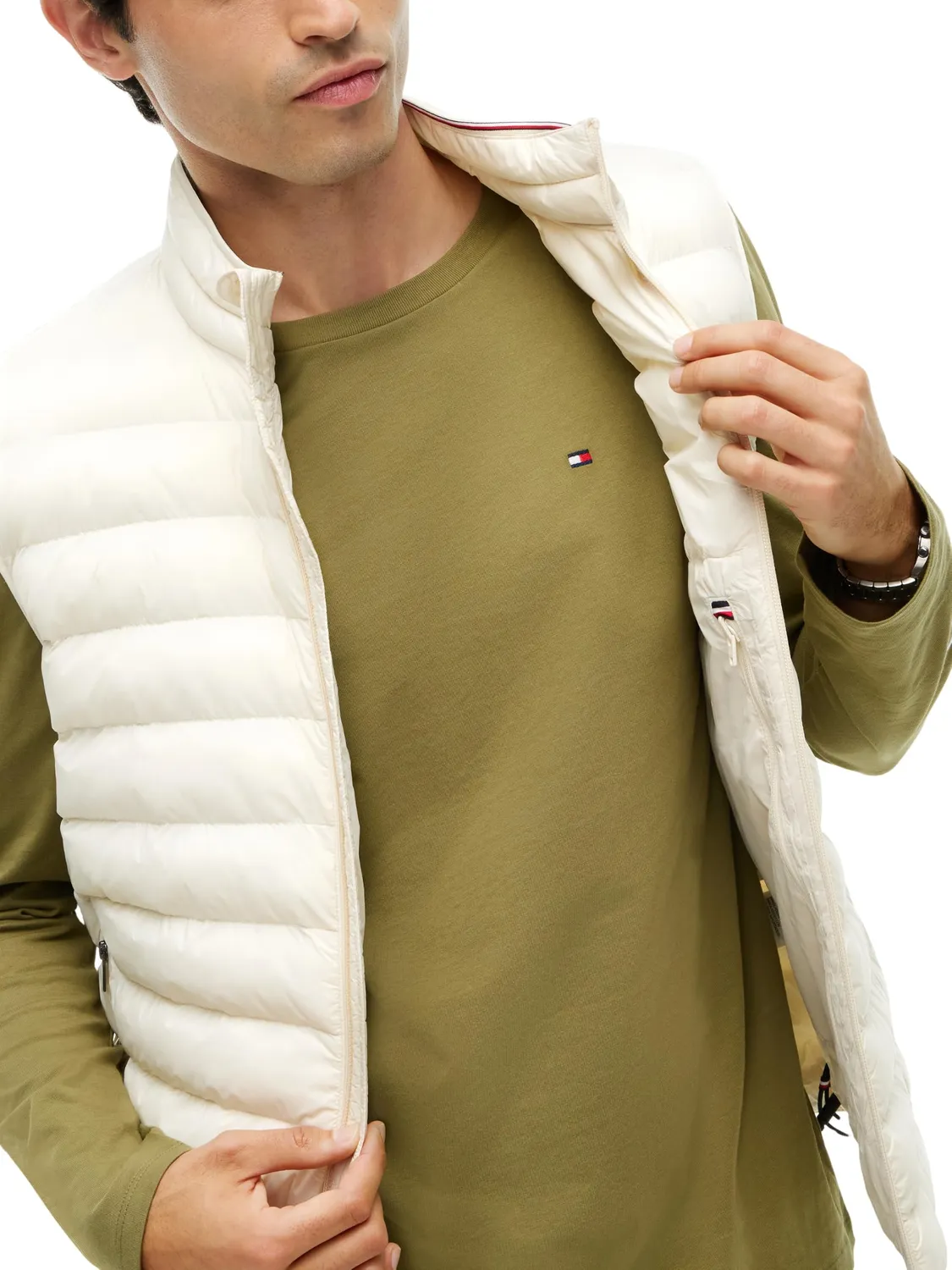 Tommy Hilfiger Packable MW0MW37677 gilet uomo L leggero