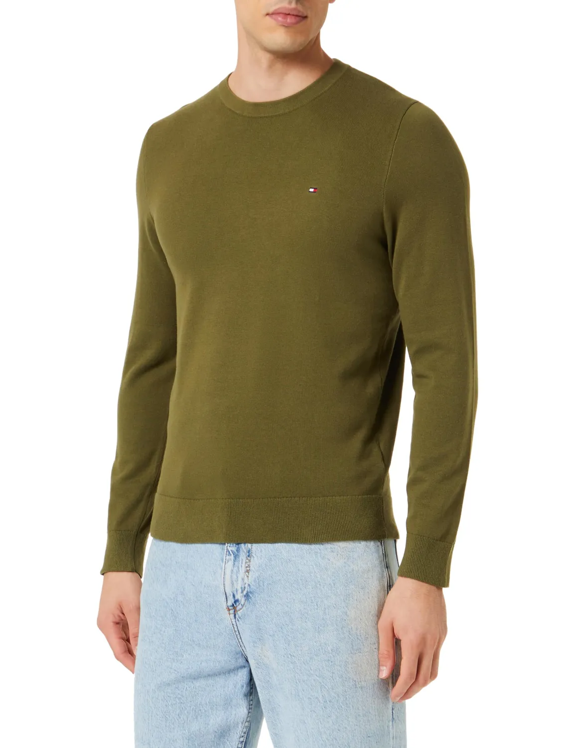 Tommy Hilfiger Crew Neck pullover uomo 3XL Plus girocollo