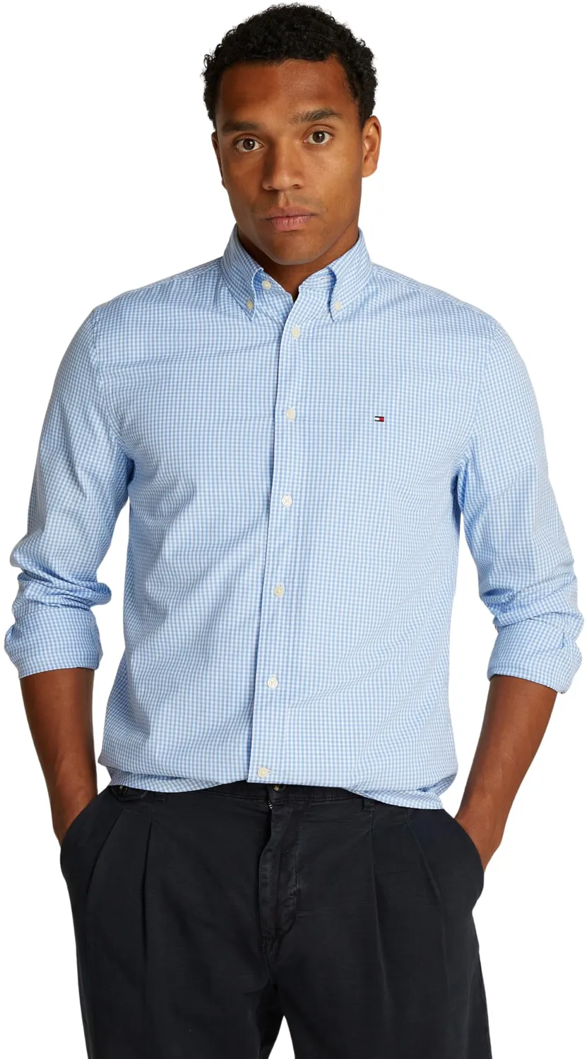 Tommy Hilfiger Flex Gingham Regular Fit camicia uomo a quadri
