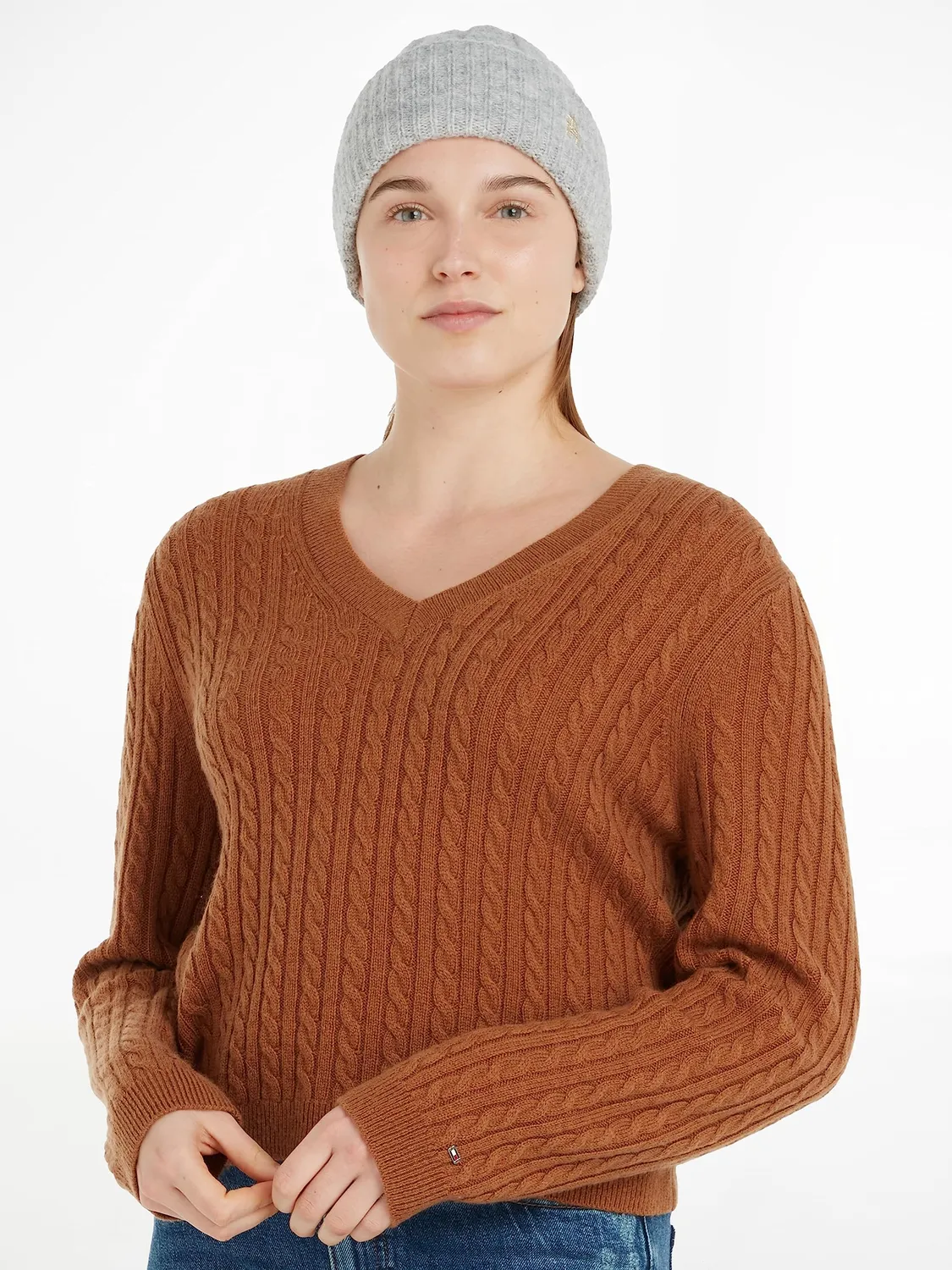 Tommy Hilfiger Timeless berretto invernale grigio donna
