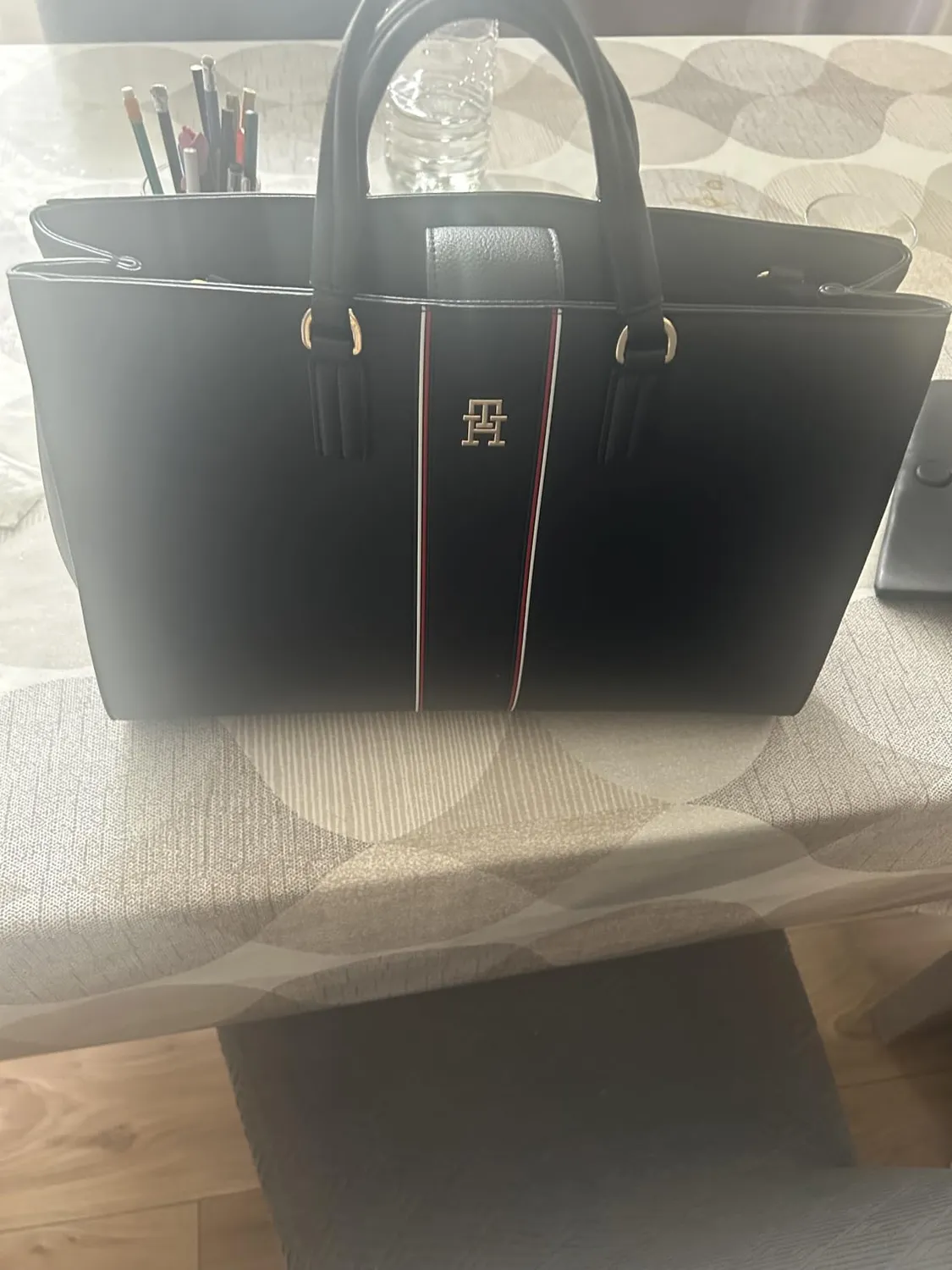 Tommy Hilfiger TH Daily Satchel AW0AW18644 tracolla blu