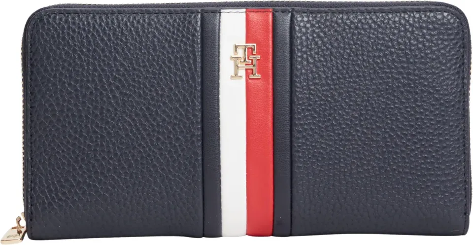 Tommy Hilfiger TH Icon AW0AW19163 portafoglio donna blu zip