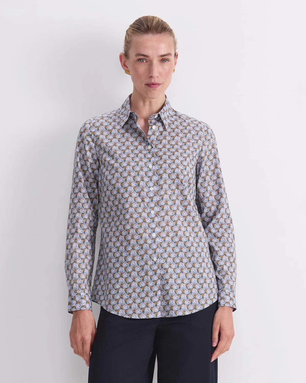 Sportscraft Evelyn Liberty camicia cotone floreale manica lunga
