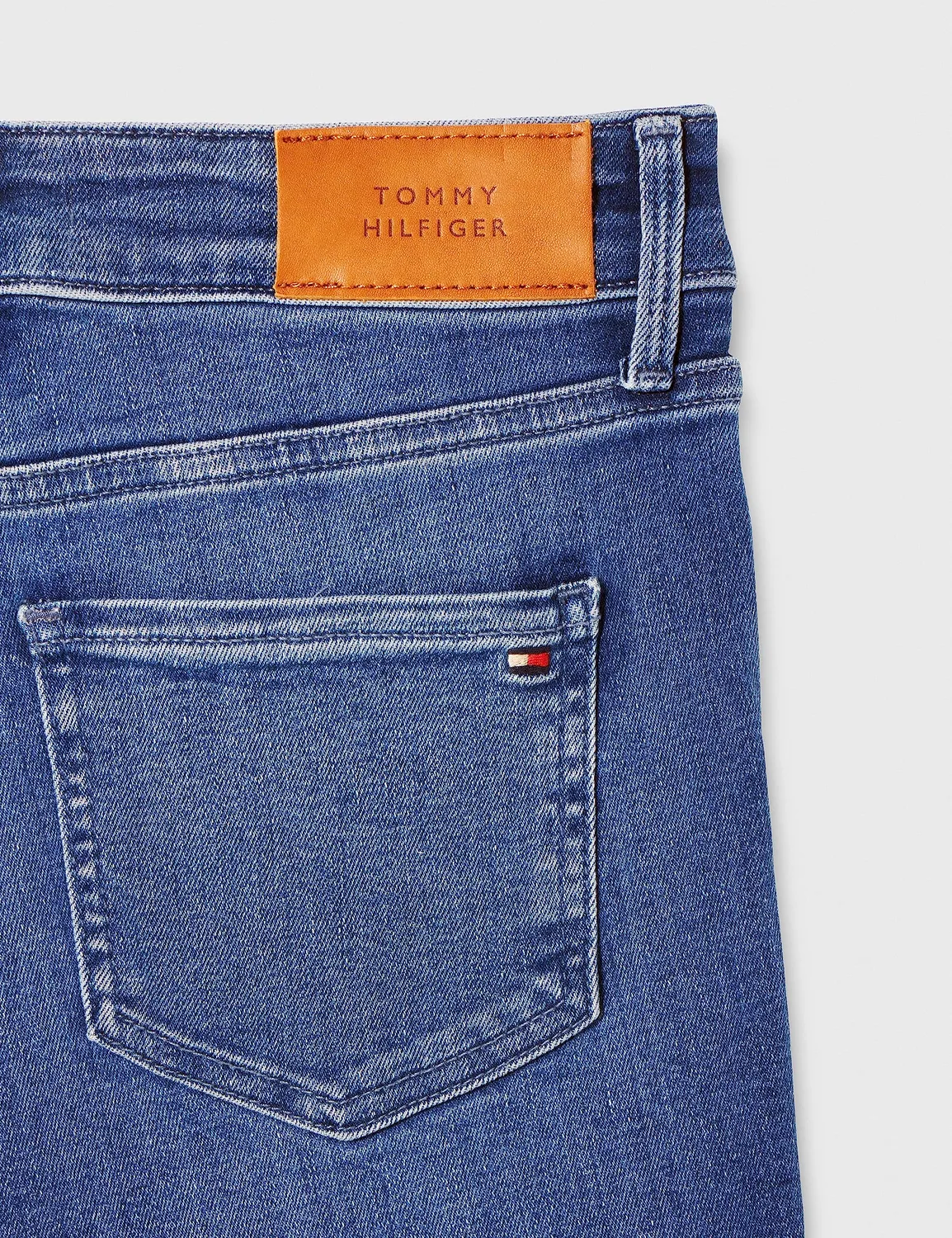 Tommy Hilfiger Jeans Donna 25W/30L Denim Blu Vestibilità Classica