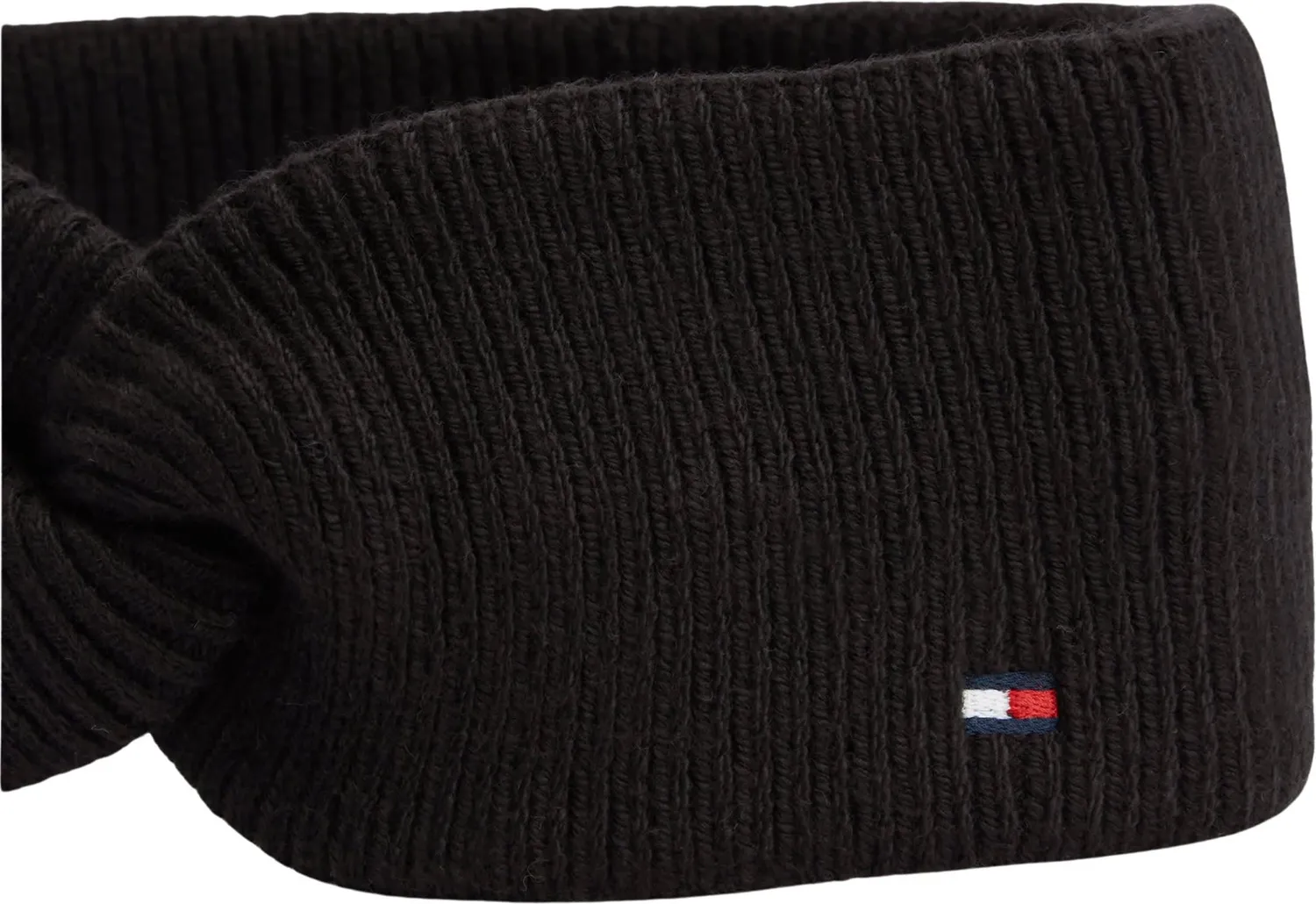 Tommy Hilfiger TH Flag Knit AW0AW19103 fascia nera