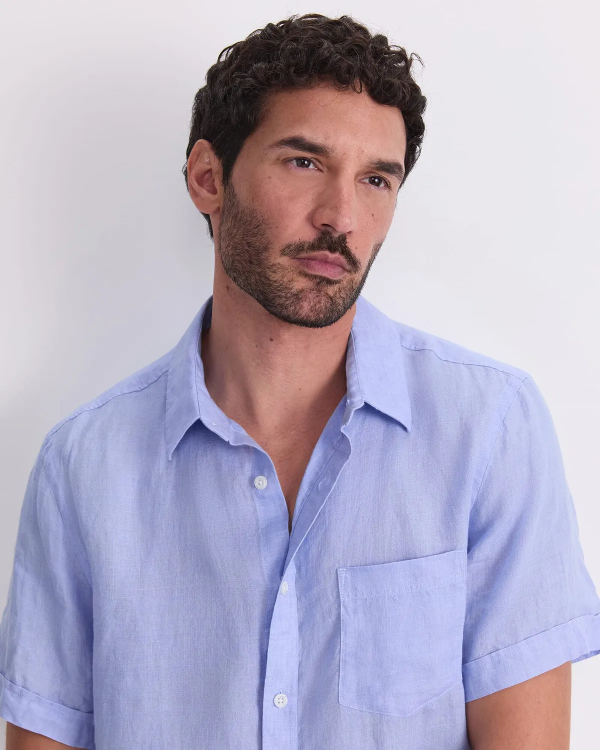 Sportscraft Delave Linen camicia lino uomo manica corta