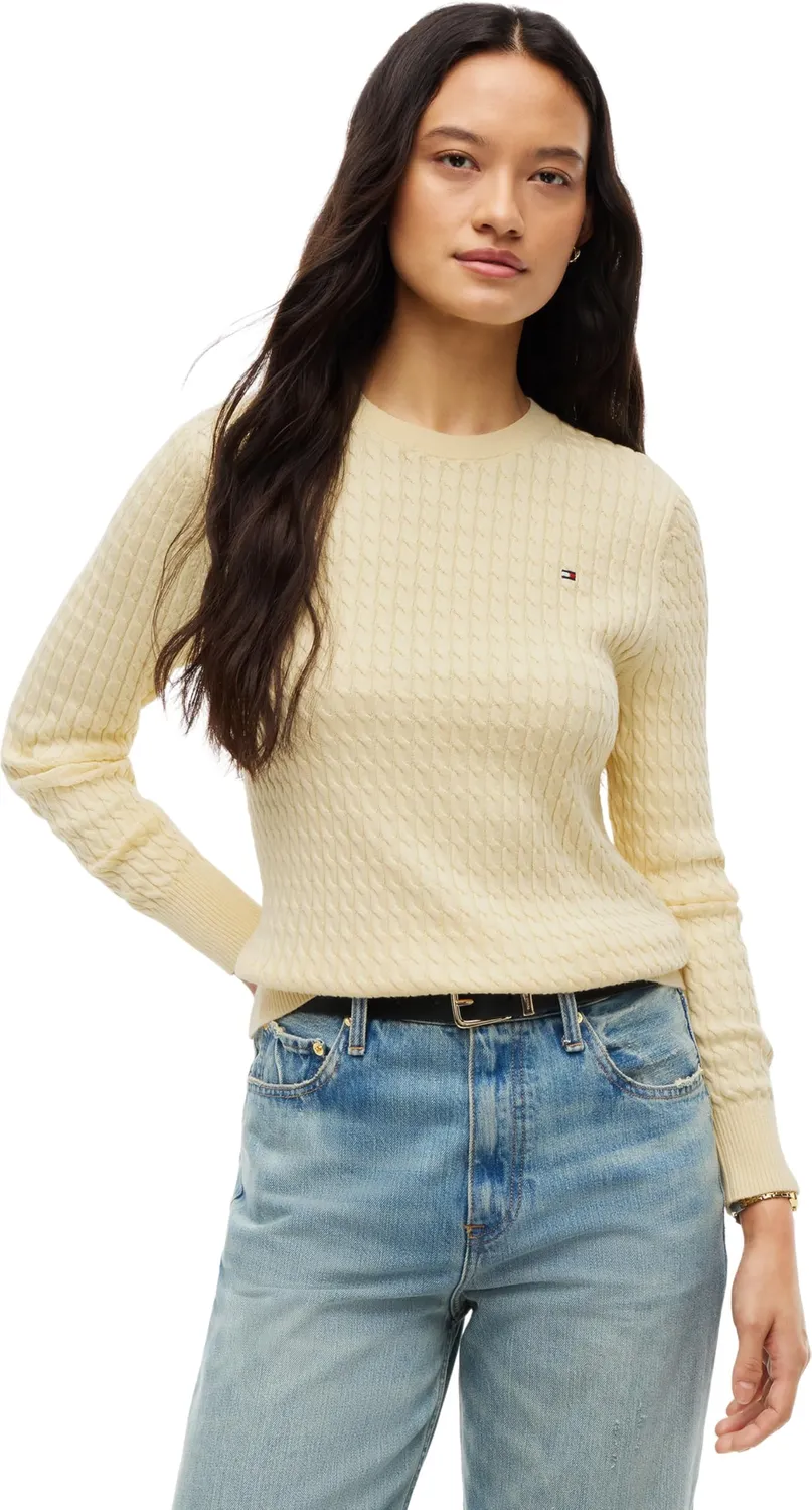 Tommy Hilfiger WW0WW44993 maglione donna a trecce
