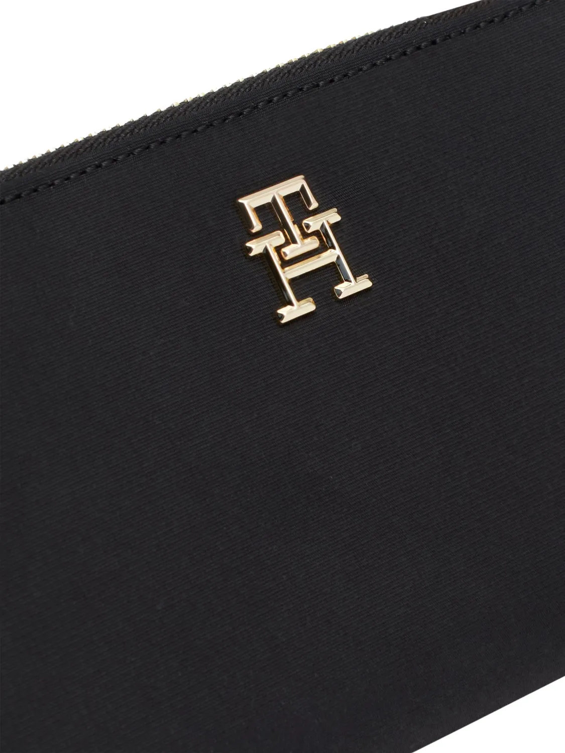 Tommy Poppy Large Portafoglio Zip Nero 19 cm Donna