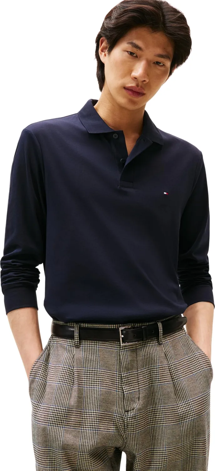 Tommy Hilfiger Liquid Cotton polo uomo manica lunga