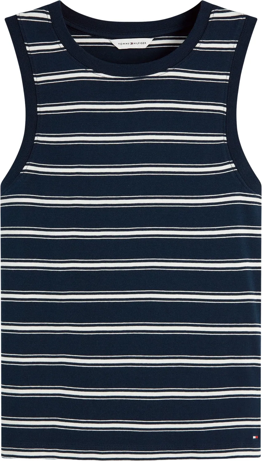 Tommy Hilfiger Multistripe Tank Top WW0WW50025 canotta donna blu