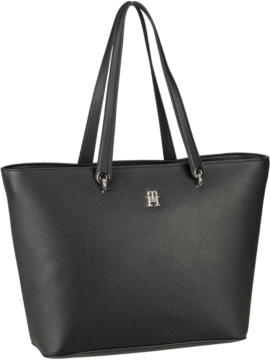 Tommy Emblem Grande tote bag donna blu Space Blue