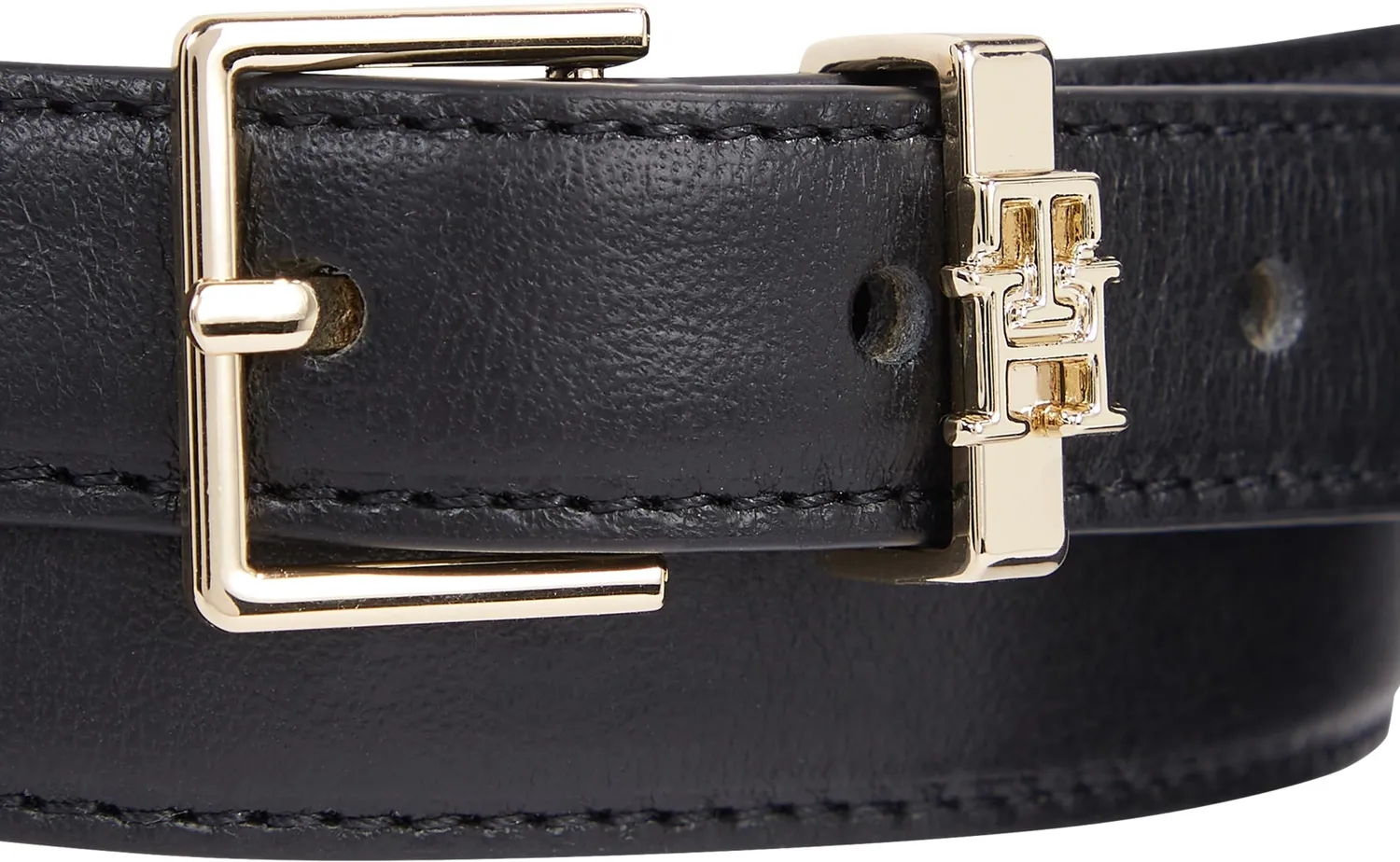 Tommy Hilfiger TH Square Cintura Pelle Donna 85 Space Blue