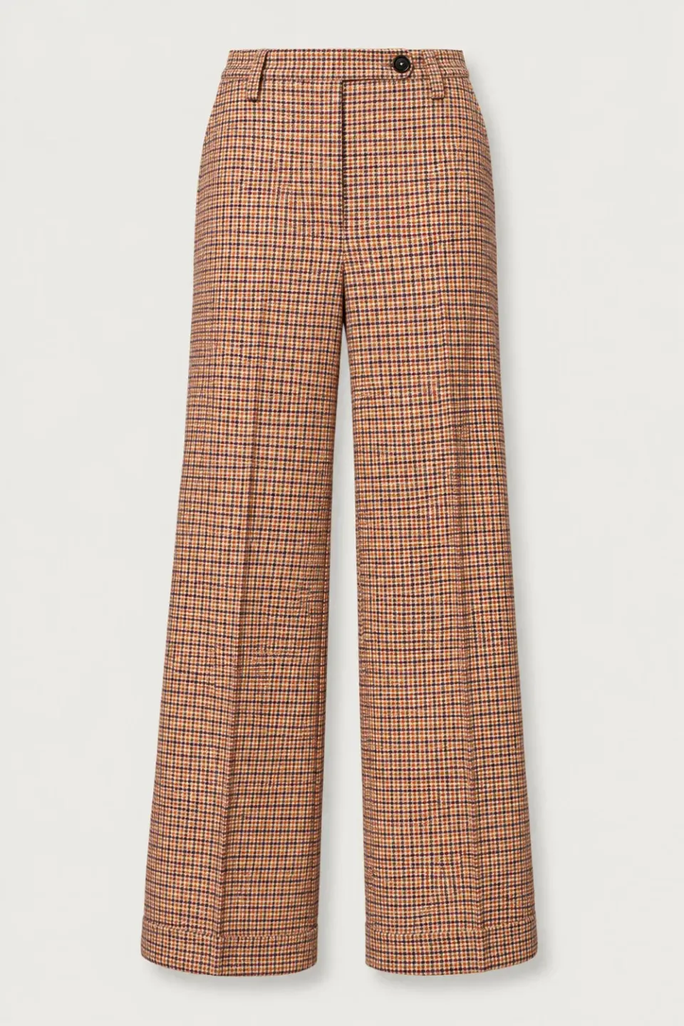 Massimo Alba Lamia pantaloni donna orange seersucker