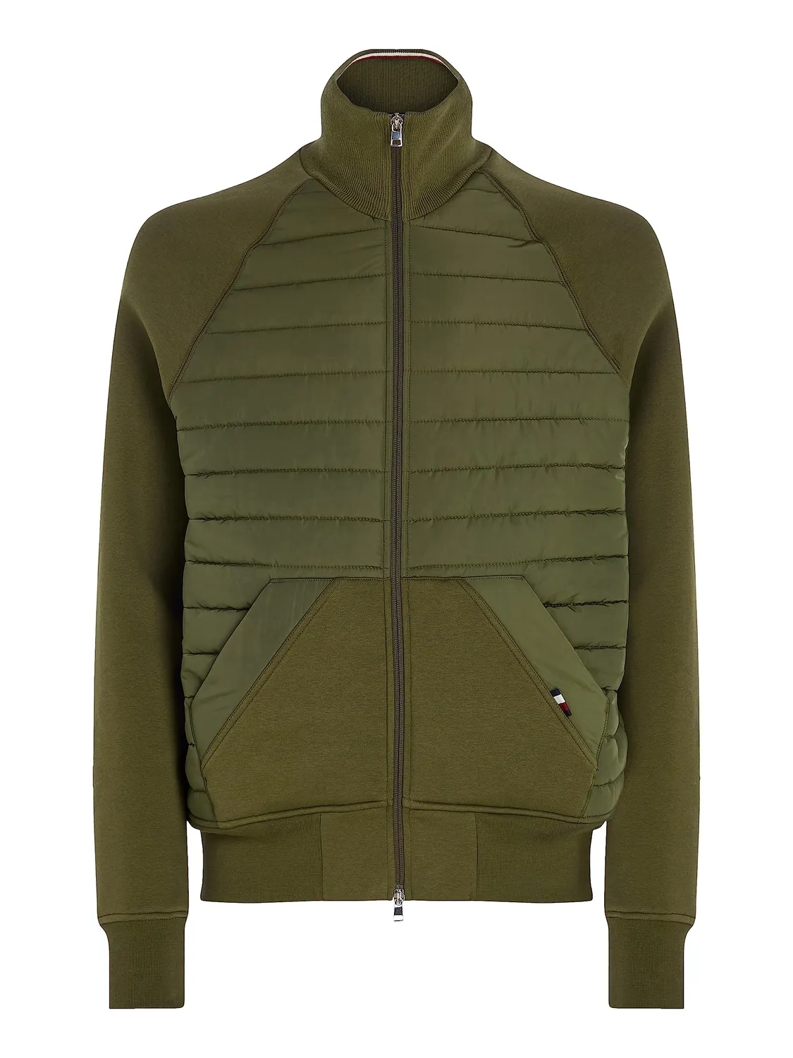 Tommy Hilfiger Mix Media MW0MW32686 Giacca Zip Uomo Collo Alto
