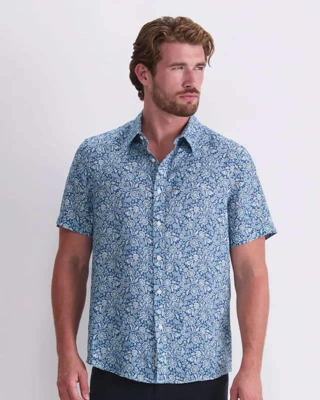 Sportscraft Theodore Liberty 208219 camicia lino maniche corte