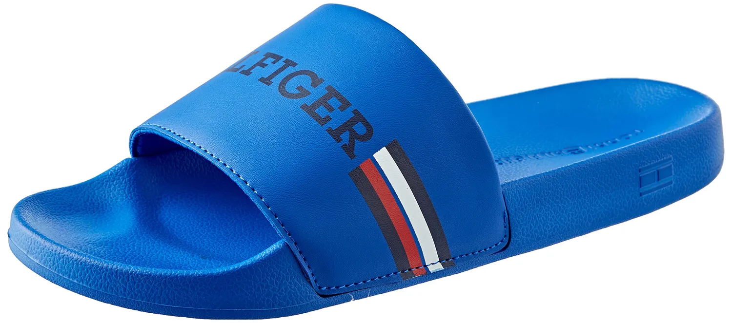 Tommy Hilfiger Corporate Flag FM0FM04613 ciabatte uomo blu slide