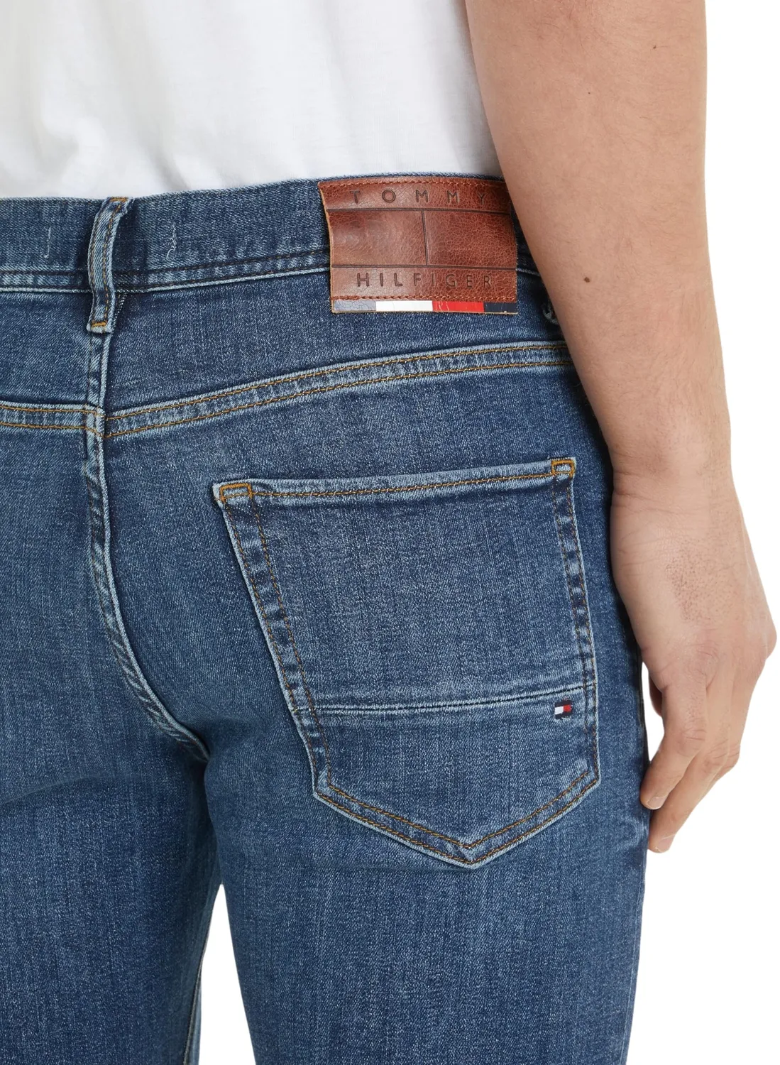 Tommy Hilfiger jeans uomo 30W/30L denim elasticizzato