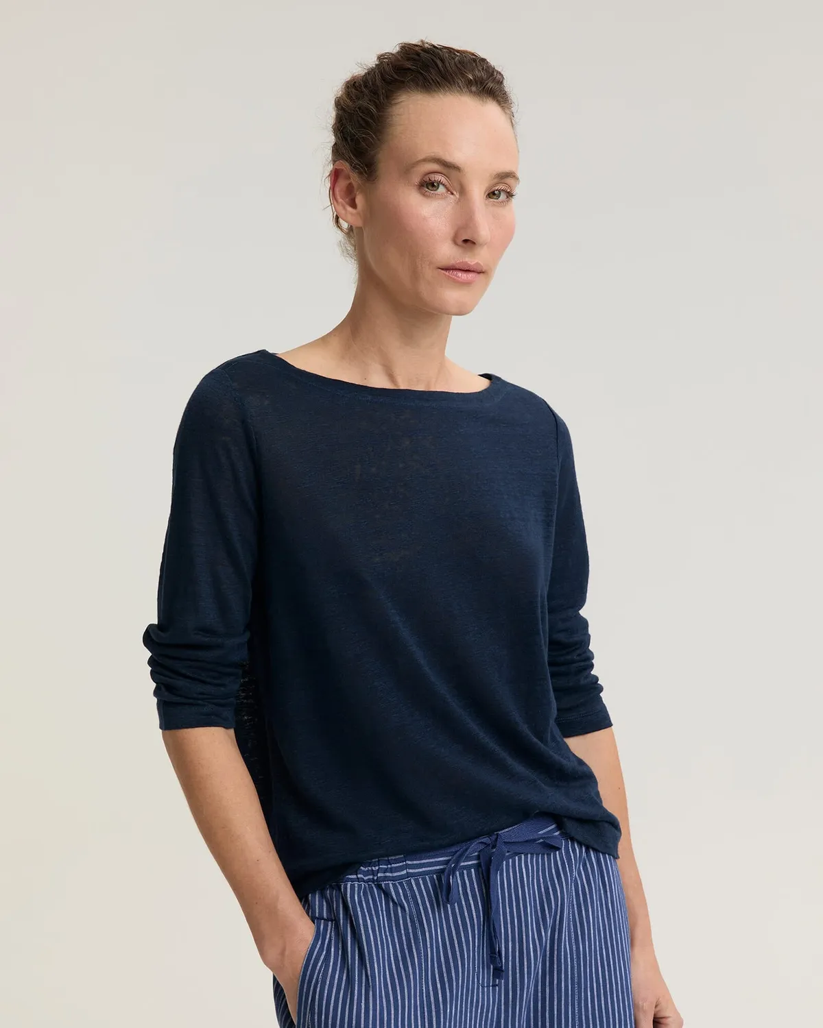 Sportscraft Cecile Linen 119448 top donna lino