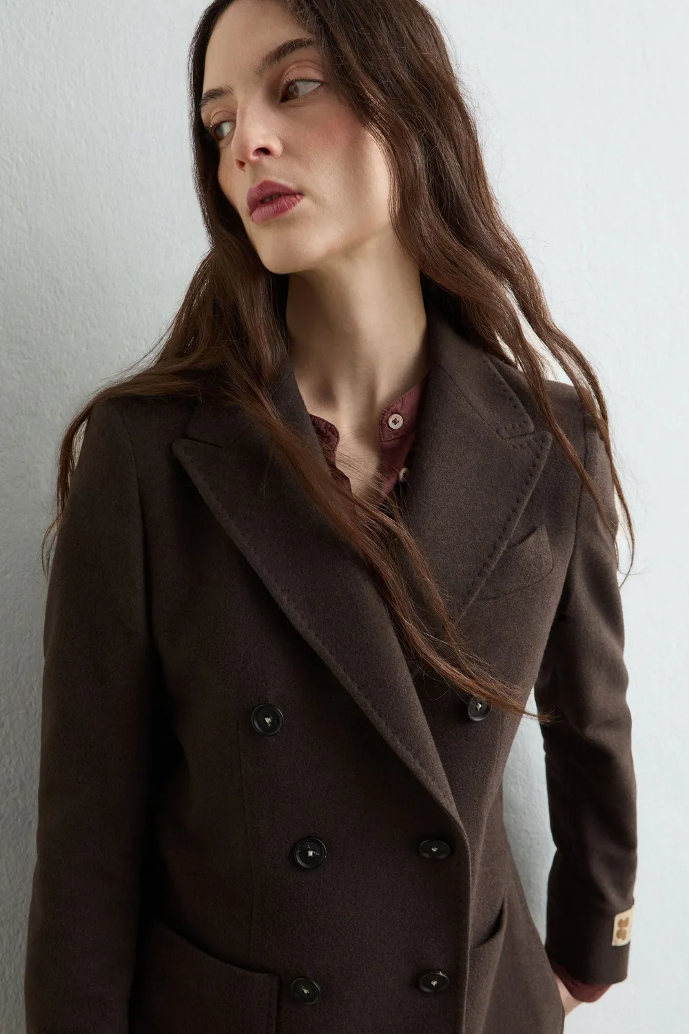 Massimo Alba Carlotta2 giacca marrone lana cashmere