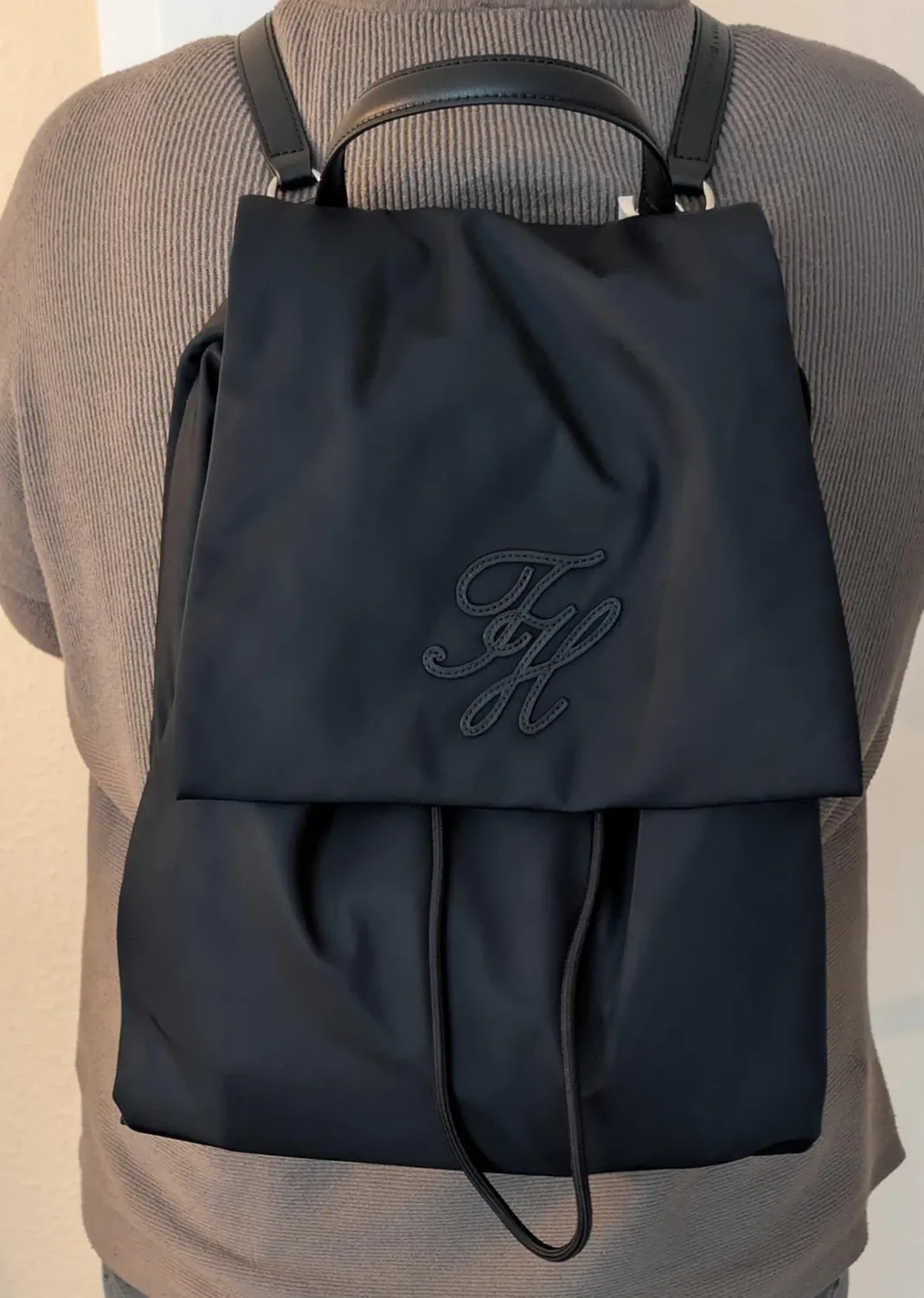 Tommy Hilfiger Elevated Nylon Zaino Donna Nero Unica