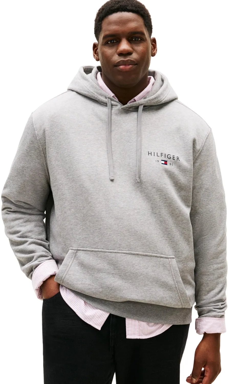 Tommy Hilfiger Brand Love MW0MW42995 felpa cappuccio XXL blu