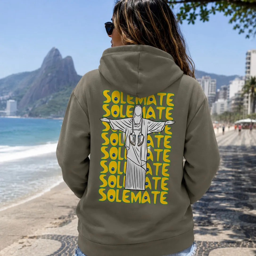 Solemate Postcard from Rio felpa mocha cotone bio