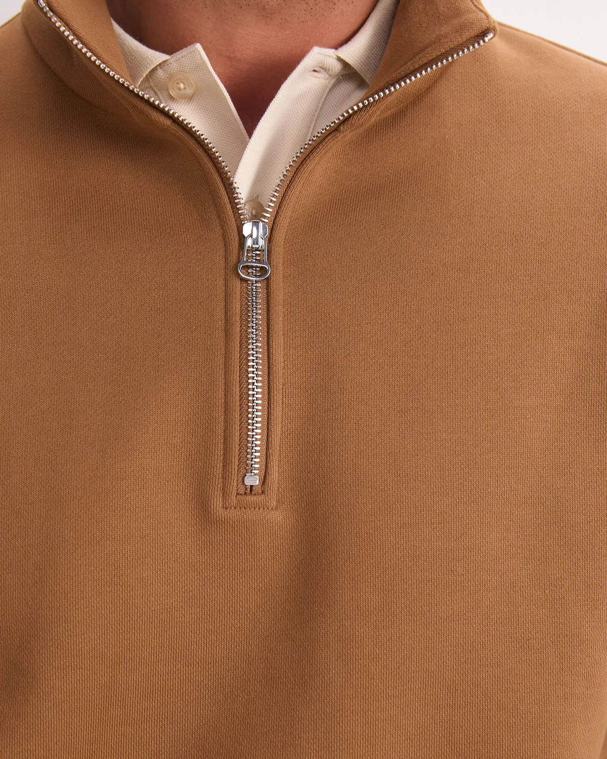Sportscraft Quarter Zip felpa cotone uomo mezza zip