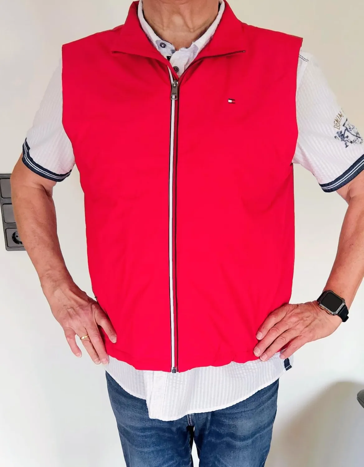 Tommy Hilfiger MW0MW44753 gilet uomo imbottito taglia L